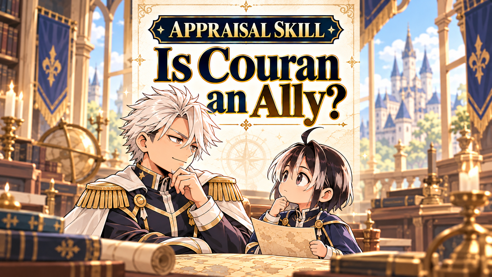 Illustration of Couran and Ars beneath the title “Is Couran an Ally?”